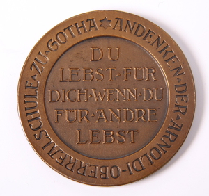 Historische Münze aus der internen Ausstellung der Gothaer